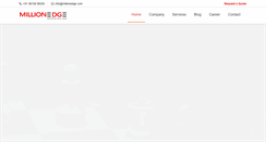 Desktop Screenshot of millionedge.com